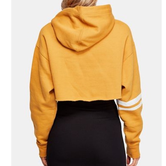 Free People Cropped Hoodie (Size Small)🧡 - Picture 2 of 8